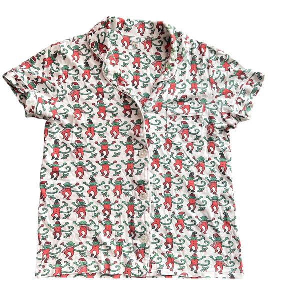 Roller Rabbit Holiday Monkey Polo PJ Christmas limited addition size XXS CL1 - Picture 1 of 4